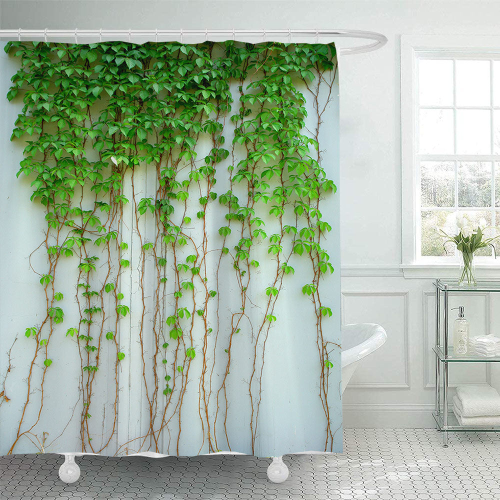 Botanical Leaf Print Shower Curtain Kalsten