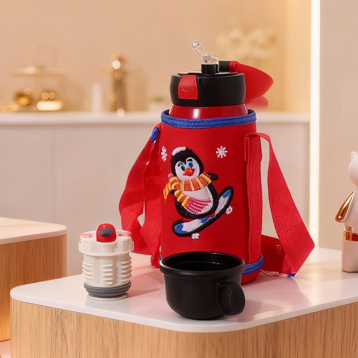 Women's Insulated Drinking Bottle with Colorful Animal Design Kalsten