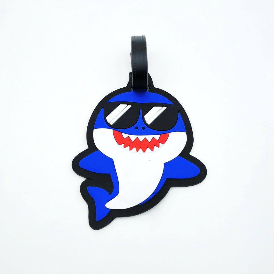 Shark-Themed Luggage Tag Kalsten