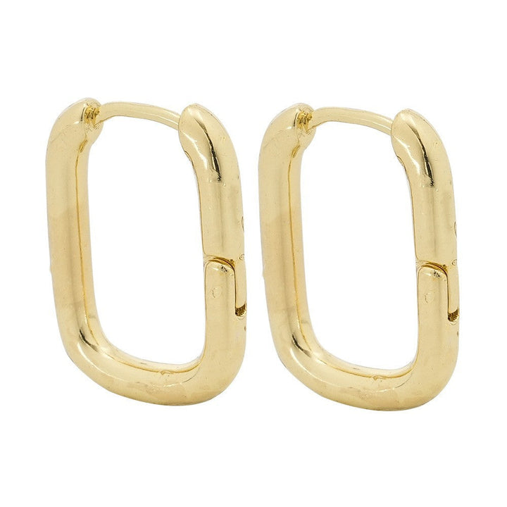 Sleek Curved Huggie Earrings Kalsten