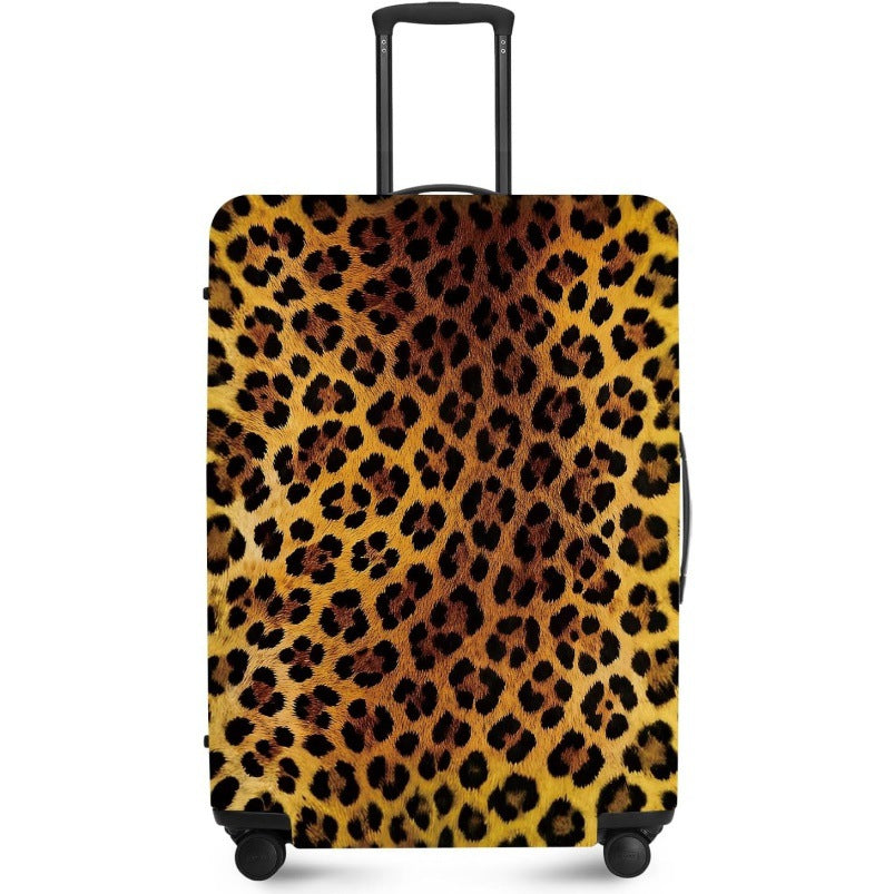 Unisex nan elastic suitcase cover with UV-resistant motif print and zip opening Kalsten