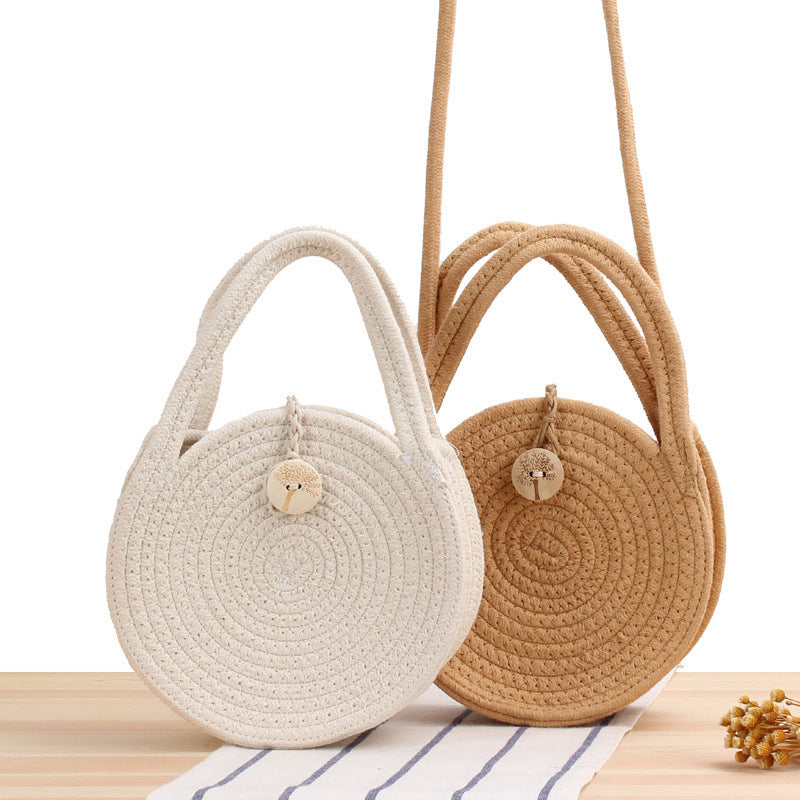 Round Macrame Shoulder Bag Kalsten