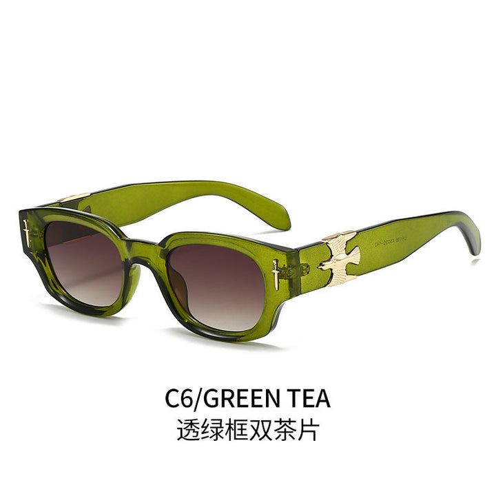 Women's fashionable sunglasses in exclusive tortoiseshell design with elegant metallic accents Kalsten