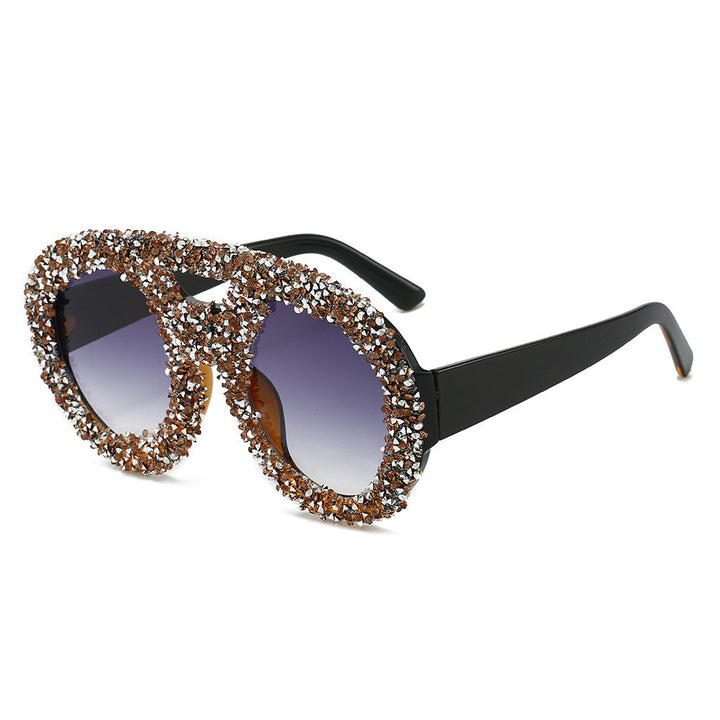 Women's fashionable sunglasses with glamorous rhinestone frame Kalsten