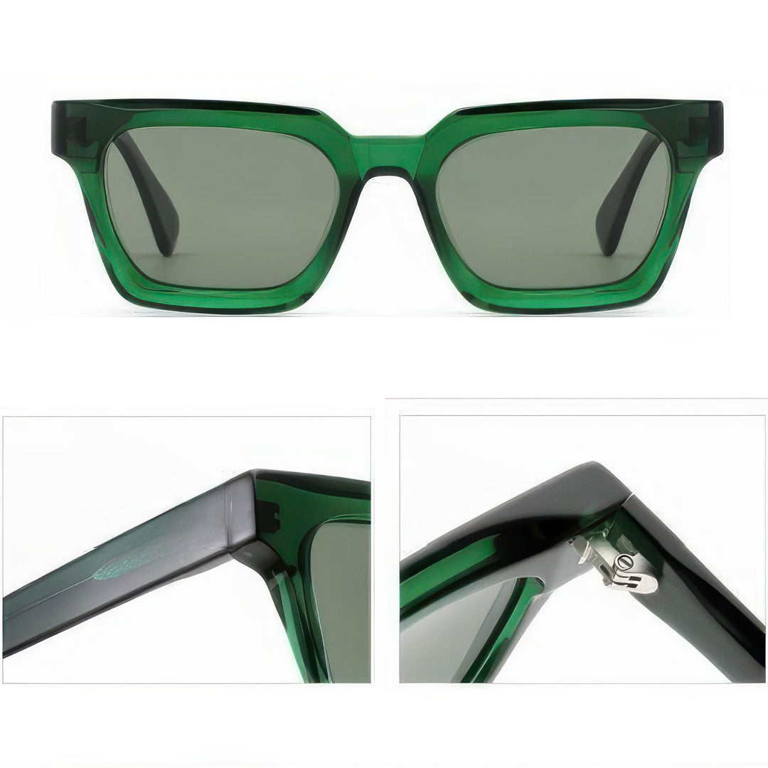 Women's stylish sunglasses in modern design with sturdy, transparent frame Kalsten