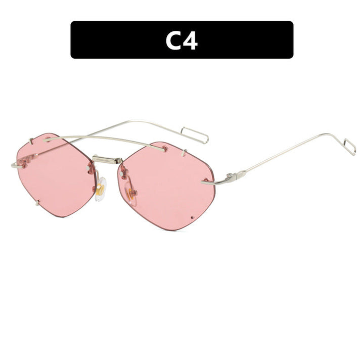 Women geometric sunglasses with ultra-light metal frame Kalsten