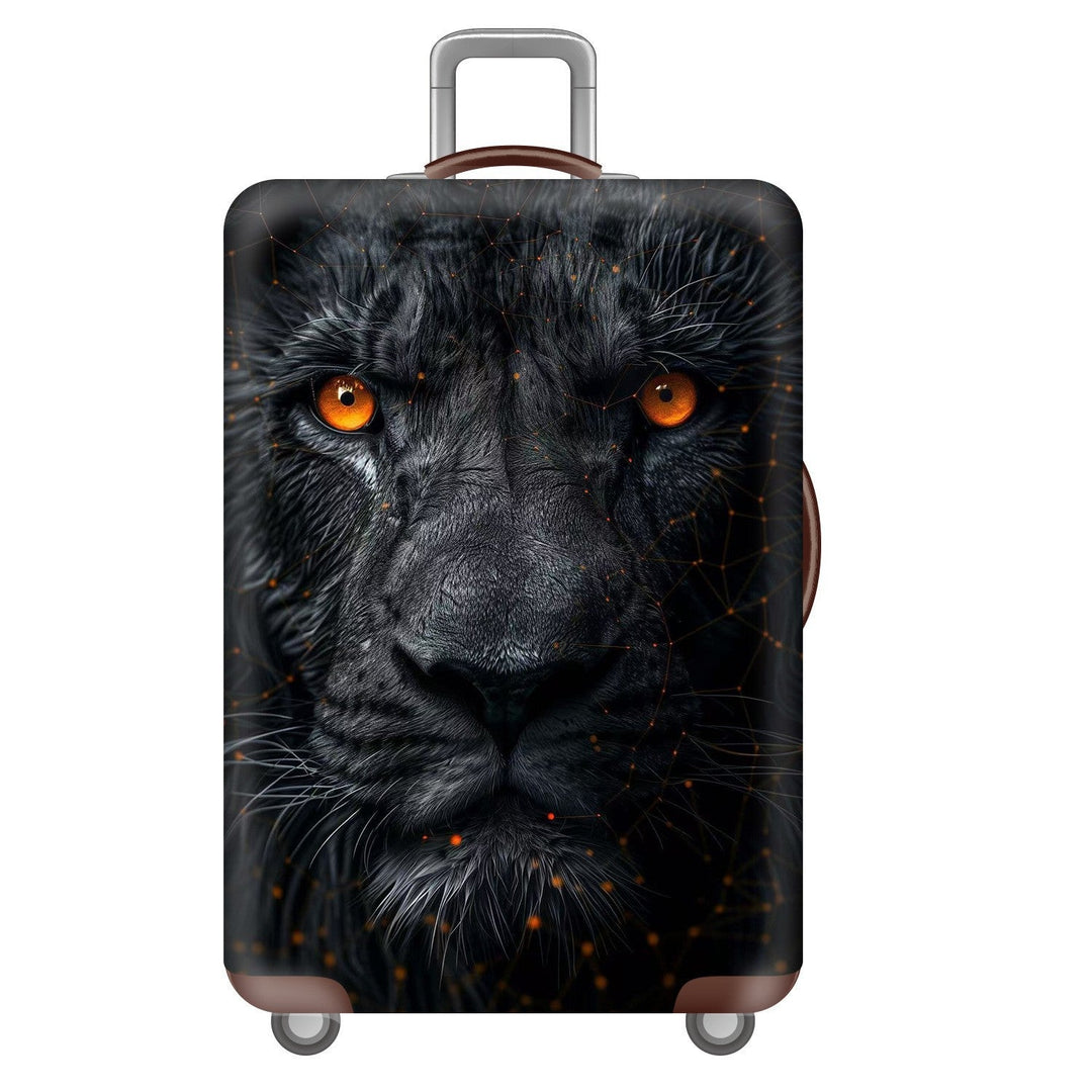 Unisex nano elastic suitcase cover with starry sky city motif, stretch protective cover for trolley luggage Kalsten