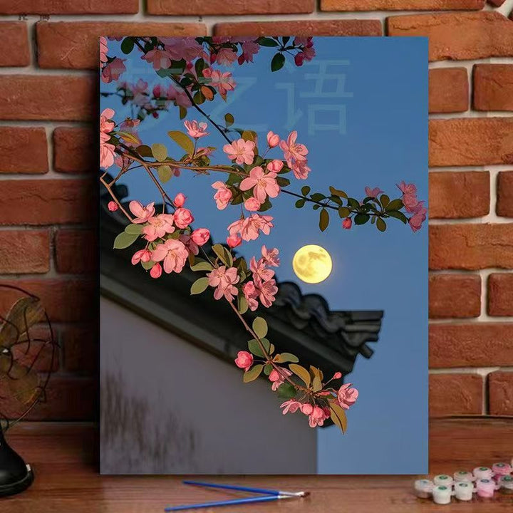 Floral Landscape Canvas Art Print Kalsten