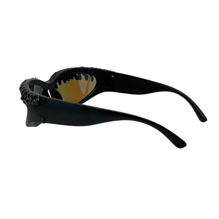 Women futuristic sport sunglasses with unique wave frame Kalsten