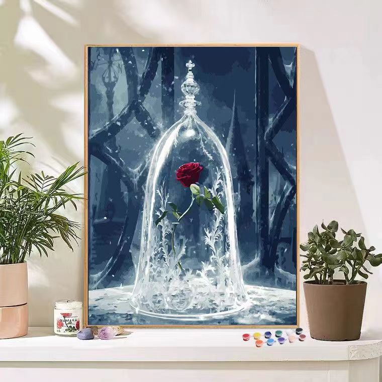 Scenic Mountain Landscape Art Canvas Print Kalsten