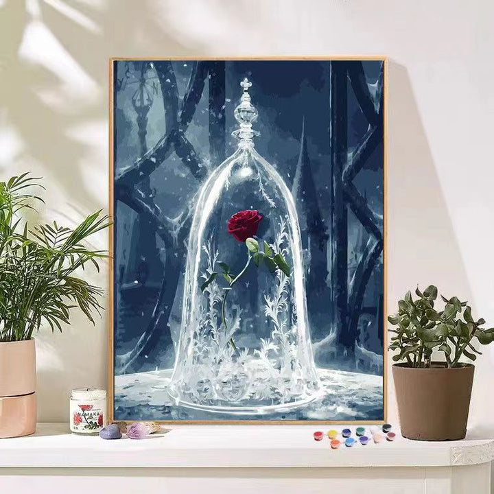 Scenic Mountain Landscape Art Canvas Print Kalsten