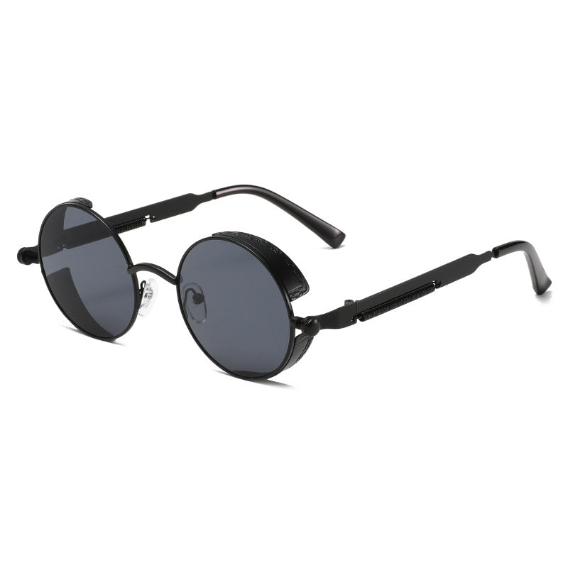 Ladies Round Sunglasses with High-Quality Metal Frame Kalsten