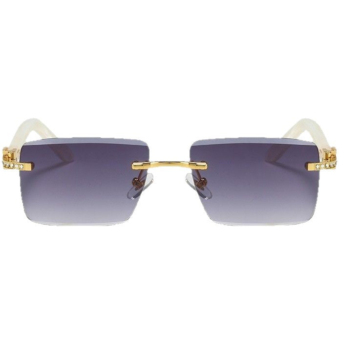 Ladies fashionable square sunglasses with luxurious accent and UV protection Kalsten