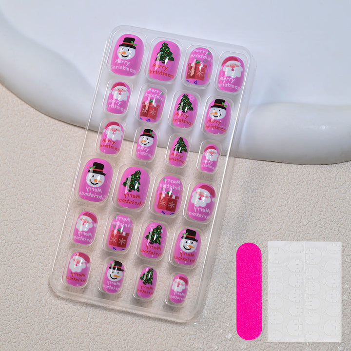 Themed Summer Beach Nail Art Press-On Nails Kalsten