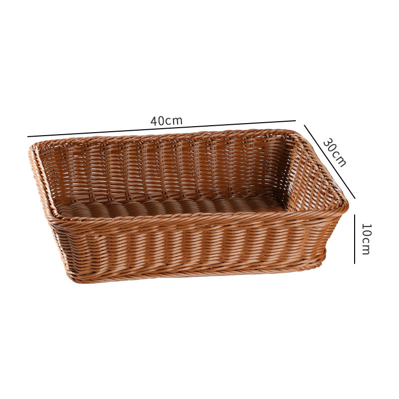 Handwoven Rustic Storage Basket with Ergonomic Design Kalsten
