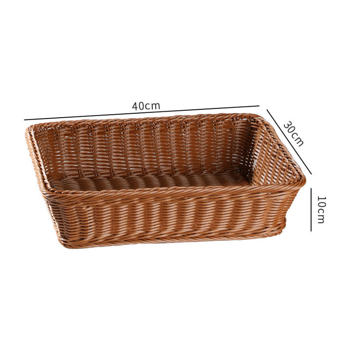 Handwoven Rustic Storage Basket with Ergonomic Design Kalsten