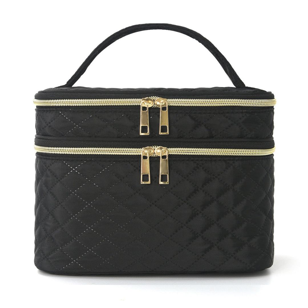 Cosmetic organizer bag with double compartment system Kalsten
