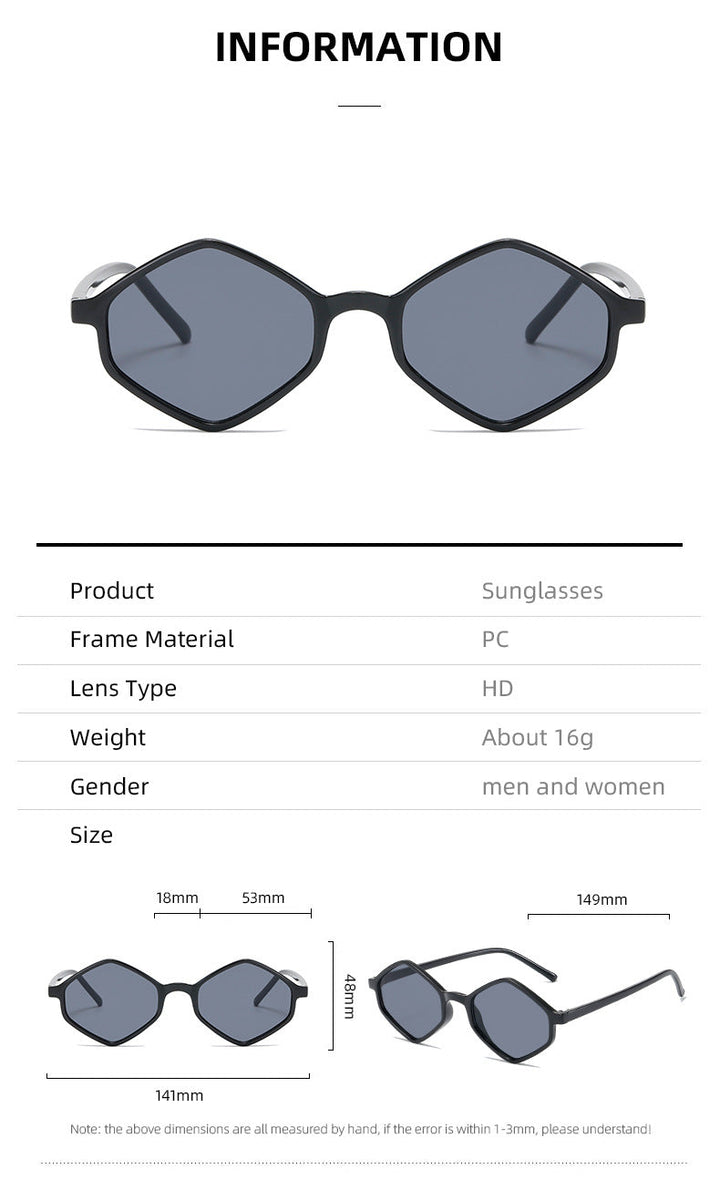 Women's stylish geometric sunglasses with elegant frame Kalsten