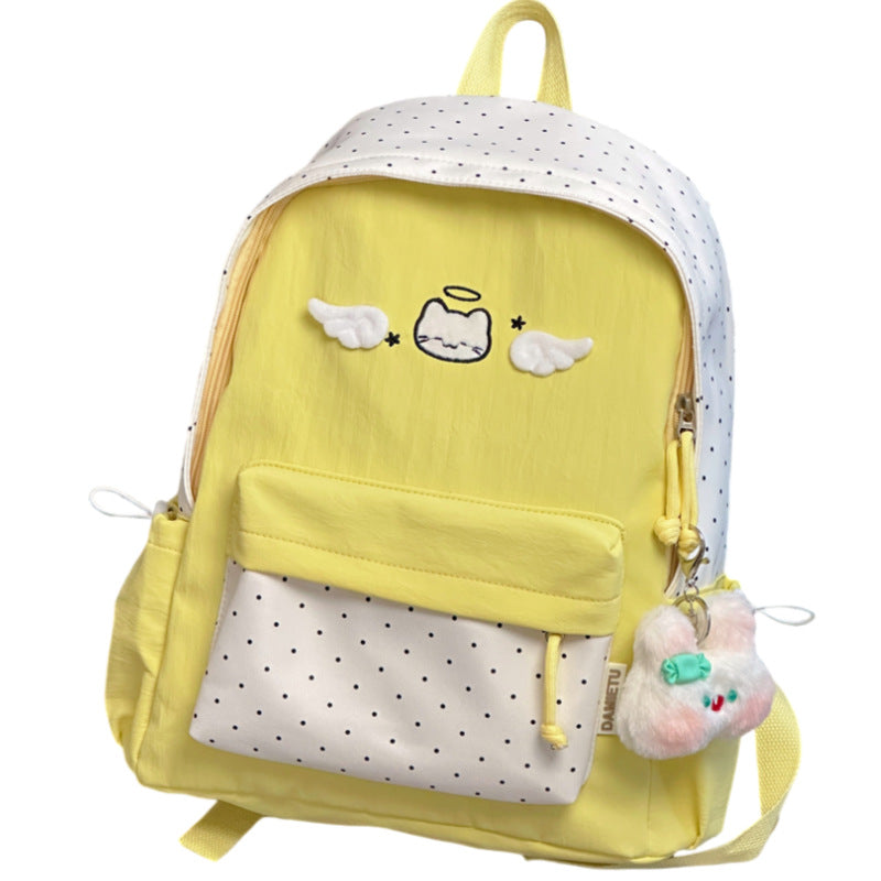 Cute Character Embroidered Backpack Kalsten