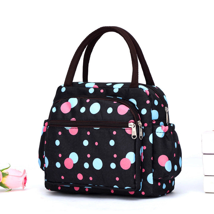 Cat Pattern Insulated Lunch Tote Kalsten