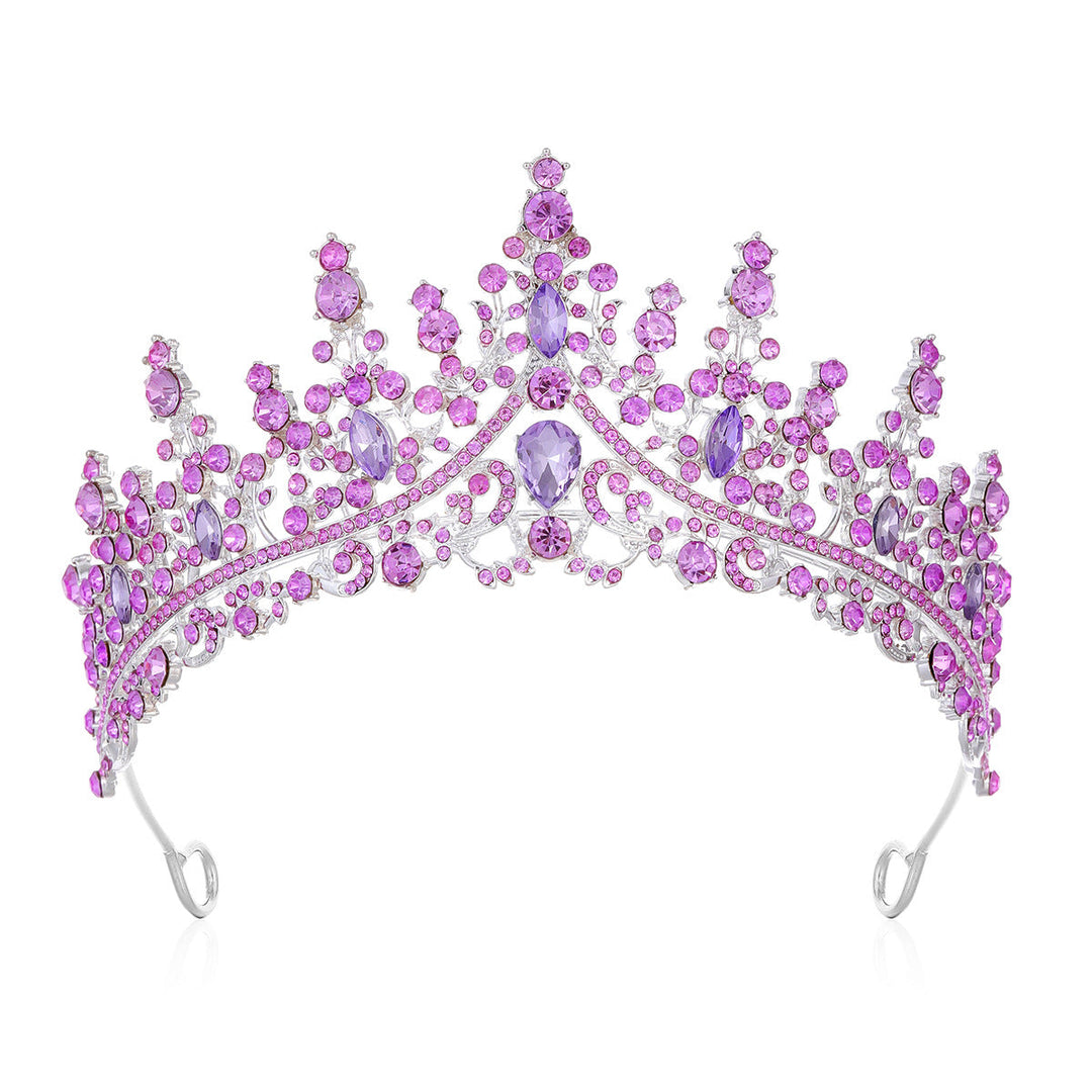 Ladies Rhinestone Tiara with Sparkling Gemstones Kalsten