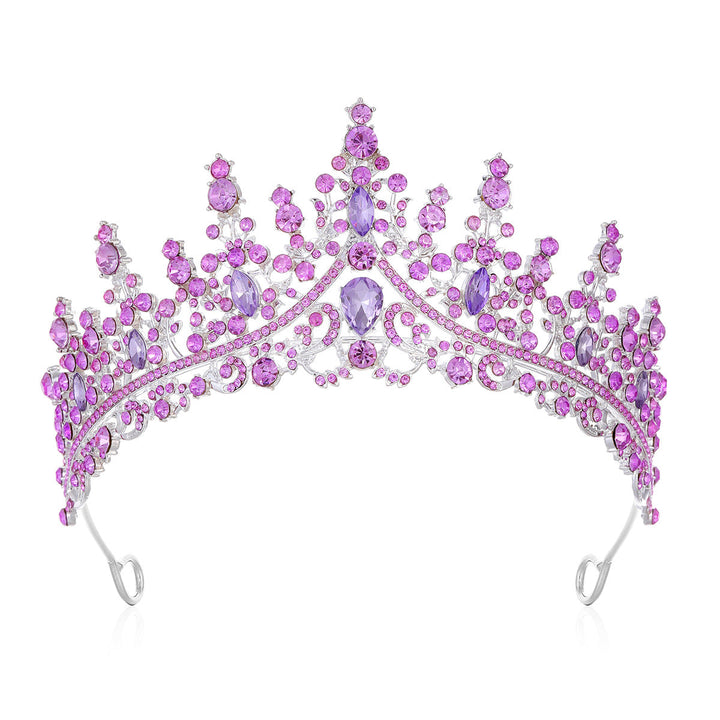 Ladies Rhinestone Tiara with Sparkling Gemstones Kalsten