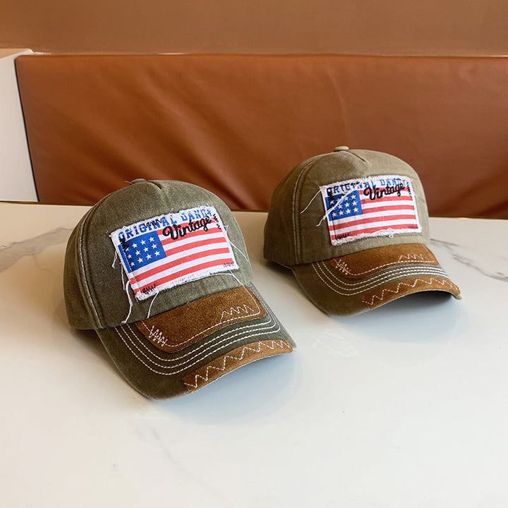 Women's Vintage-Inspired Distressed Baseball Cap Kalsten