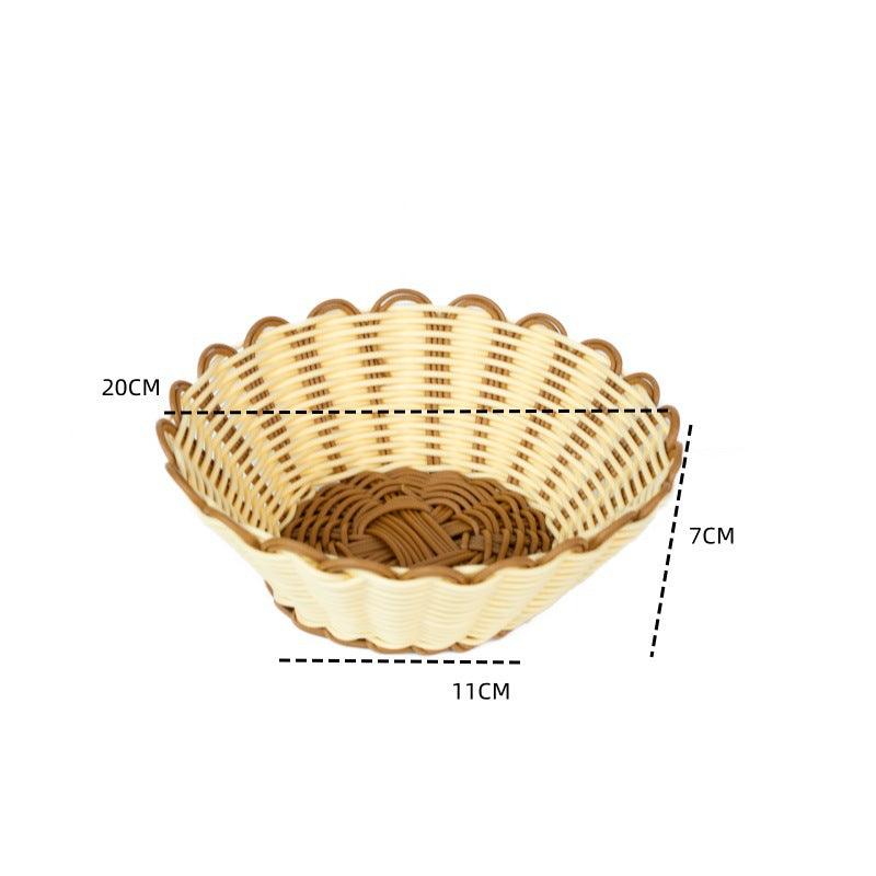 Women's Aesthetic Fruit Bowl with Scalloped Design Kalsten