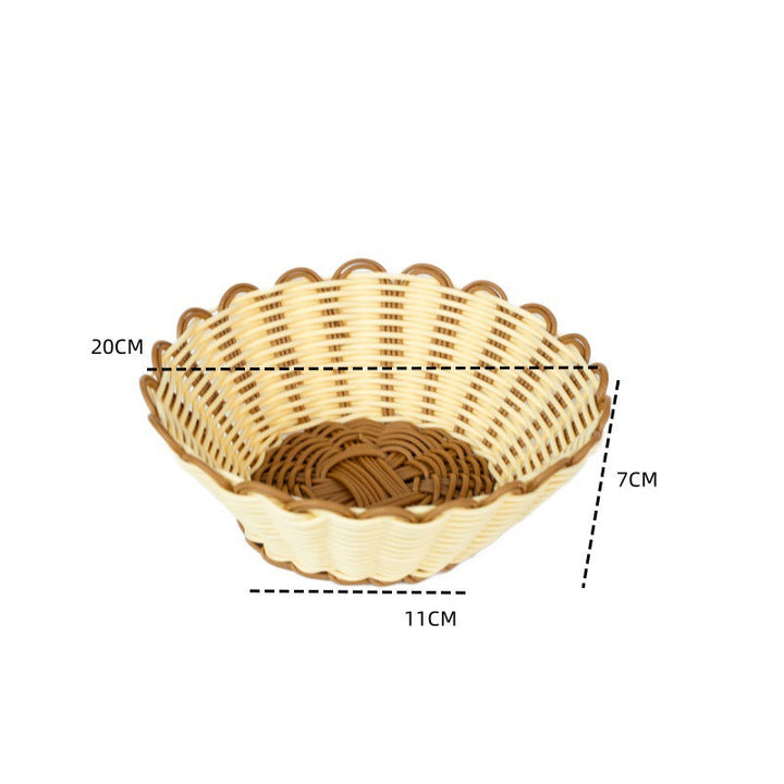 Women's Aesthetic Fruit Bowl with Scalloped Design Kalsten