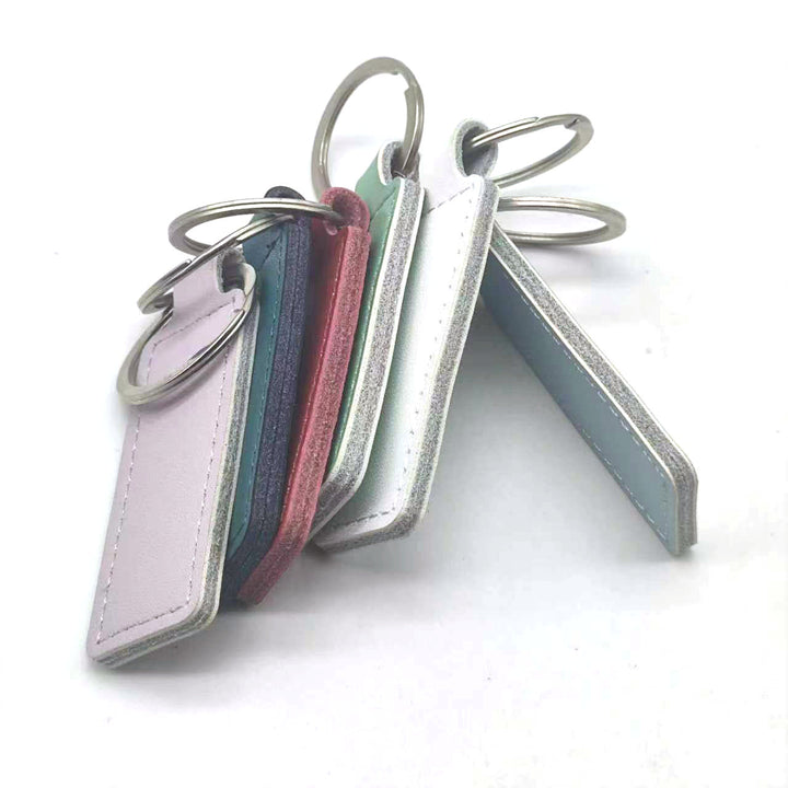 Unisex keychain with customizable faux leather Kalsten