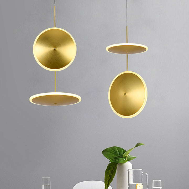 Modern Gold Chandelier Round Restaurant Lamps | Kalsten