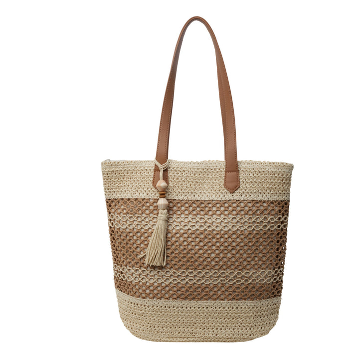 Handbag with Rustic Wave Design Kalsten