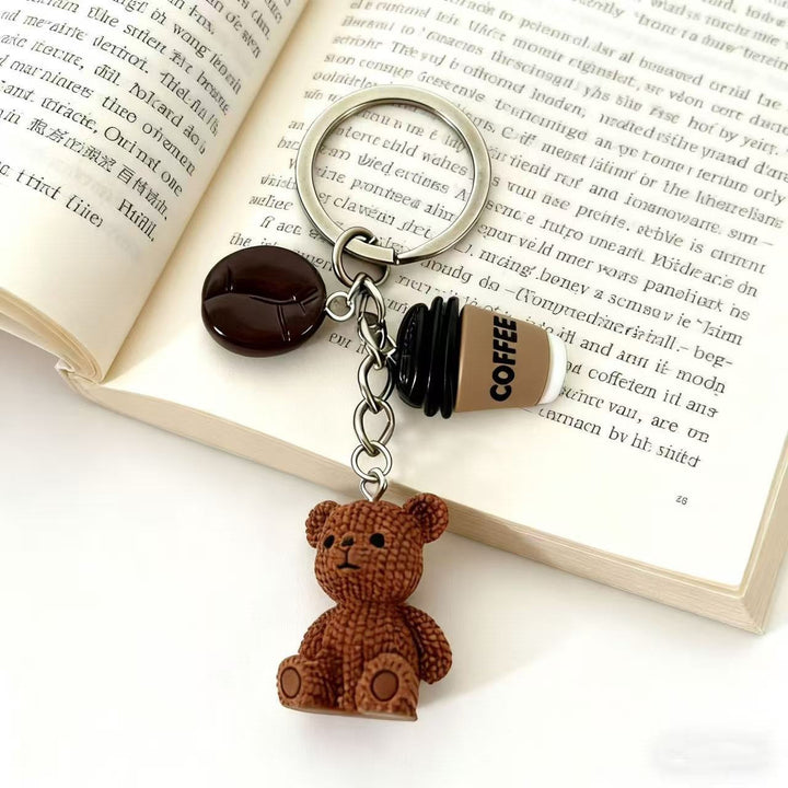 Playful keychain with bears and drink Kalsten