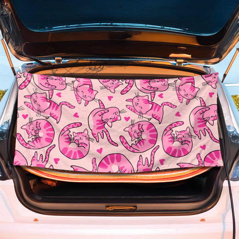 Multifunctional beach towel with cheerful fruit pattern Kalsten