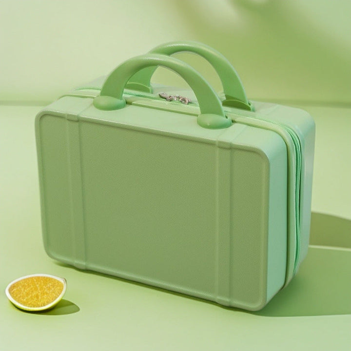 compact hard-shell cosmetic and travel vanity case with dual top handles Kalsten