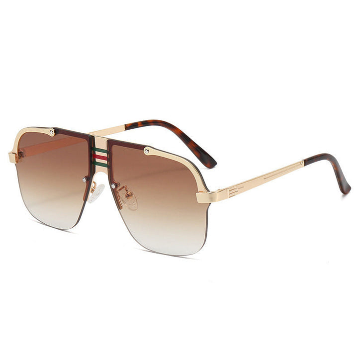 Women's Oversized Sunglasses with unique gradient lenses and striking metal frame Kalsten