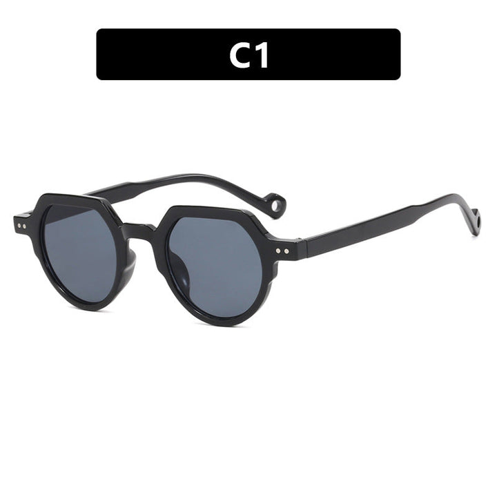 Women's geometric sunglasses with protective UV filter and sturdy frame Kalsten