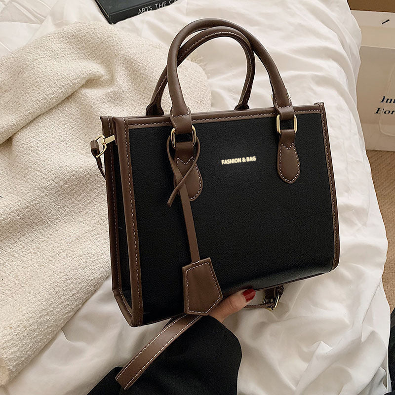 Structured Leather Carryall Acalora