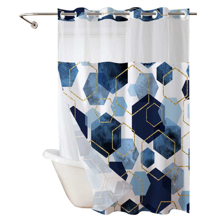 Geometric Pattern Shower Curtain Kalsten