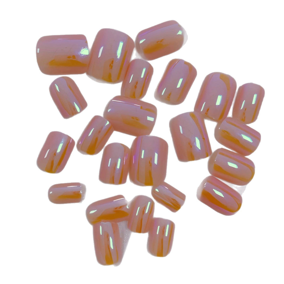 Iridescent Glossy Nail Tips Kalsten