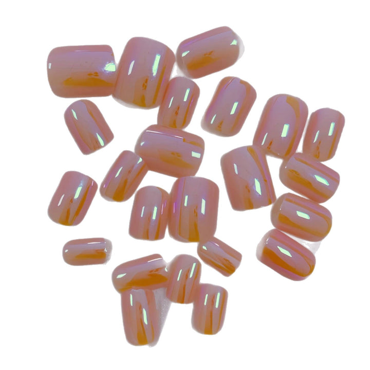 Iridescent Glossy Nail Tips Kalsten