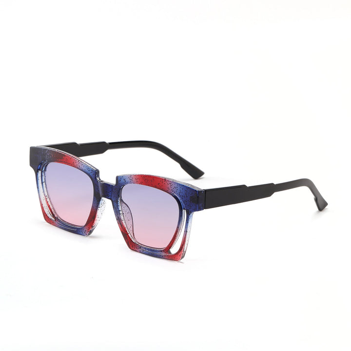 Ladies trendy geometric sunglasses with stylish square frame Kalsten