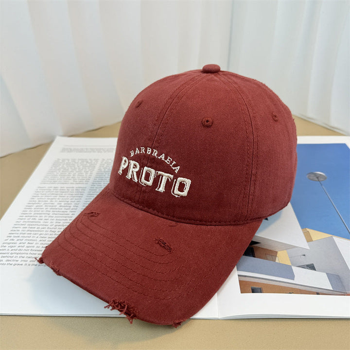 Men's Vintage-Inspired Distressed Baseball Cap Kalsten