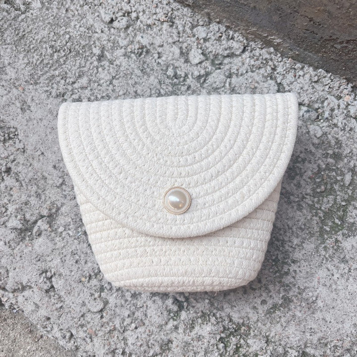 Ladies Stylish Clutch made of woven material Kalsten