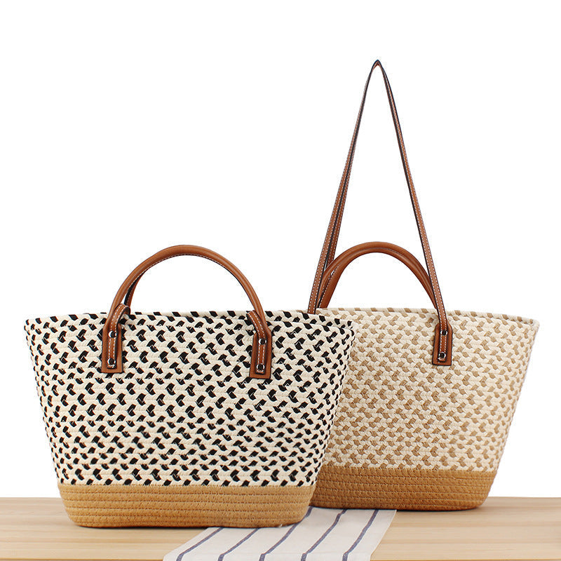 Trendy Woven Tote Bag Kalsten