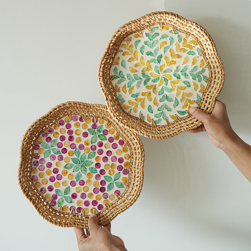 Decorative Serving Plate Acalora