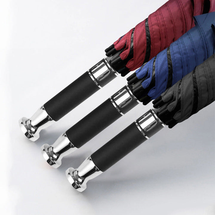 Women’s Folding Umbrella with Double-Layer Weather Protection and Ergonomic Handle Kalsten