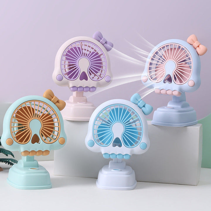 Unisex Creative Skull-Shaped Desk Fan Kalsten