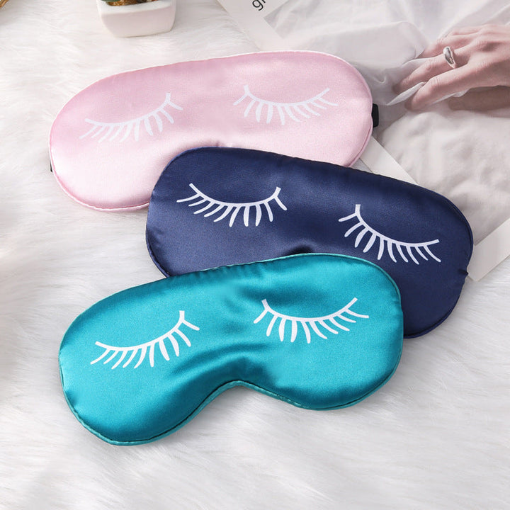 Women's nano silk eye mask with soft padded interior lining and elastic headband Kalsten