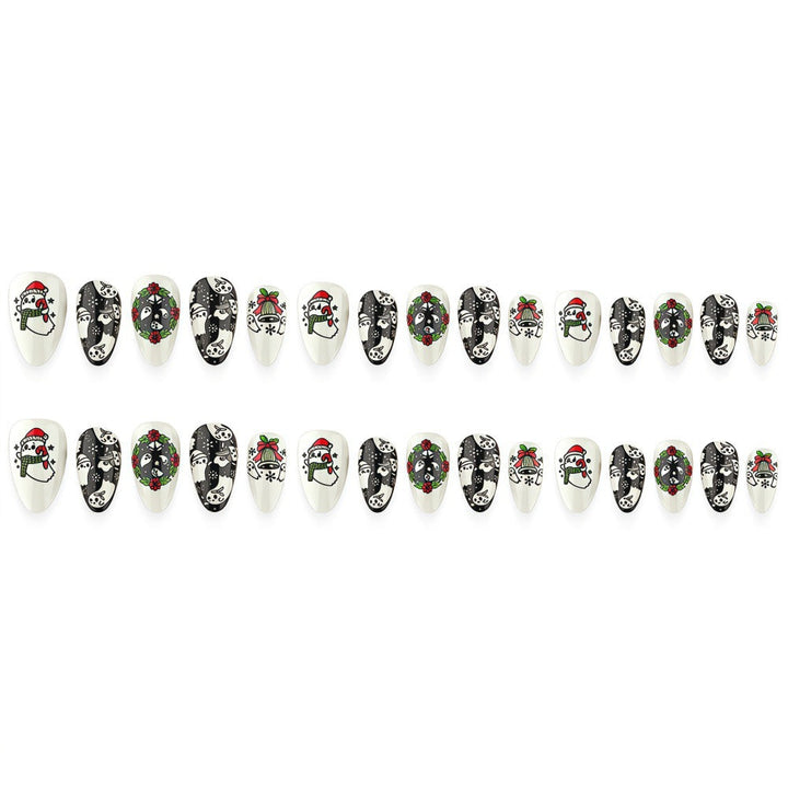 Artificial nails with Christmas design Kalsten